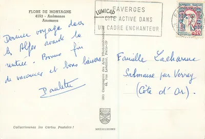 Flore de Montagne — Anémones — Éditeur IRIS — Rewers