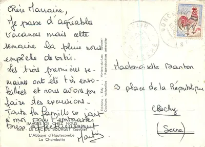 Abpia Hautecombe — Jezioro Bourget — Wydawnictwo «Edy» — Rewers