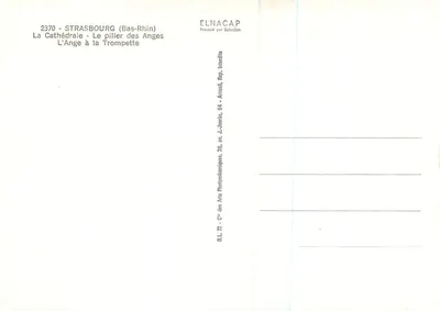 Strasburg (Bas-Rhin) — Katedra — Kolumna Aniołów — Anioł z Trąbą — Rewers
