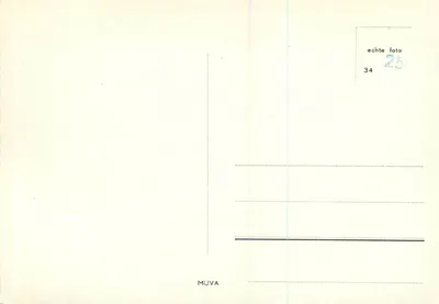 Den Haag, Ridderzaal — editor MUVA, n° de série 34 — Verso