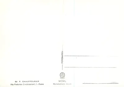 Rzym — Piazza della Bocca della Verità — Tempio di Vesta — Rewers