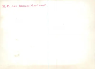 Órgão em uma igreja — N.-D. dos Blancs-Manteaux — Verso