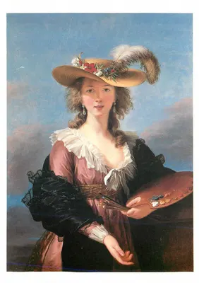 Elizabeth Louise Vigée Le Brun — Autorretrato com chapéu de palha — The National Gallery