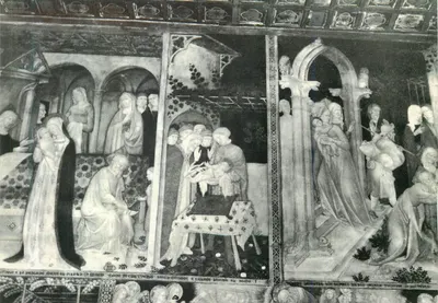 Afrescos da capela de São João em Urbino — obras de Lorenzo e Jacopo Salimbeni — reprodução fototipográfica