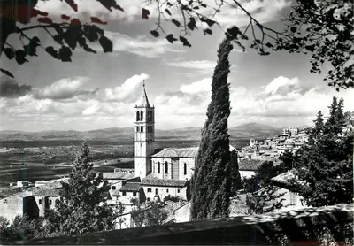 Assisi — panorama parcial — Bromofoto Milano, n°02