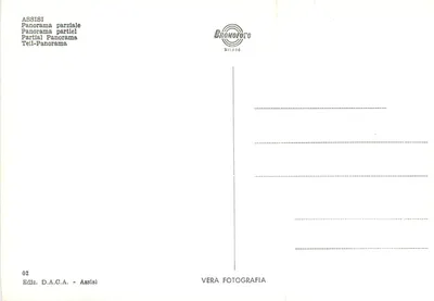 Assisi — panorama parcial — Bromofoto Milano, n°02 — Verso