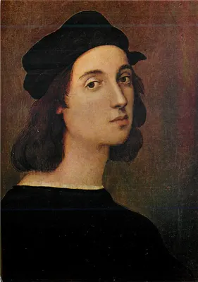 Rafael Sanzio — Autorretrato — Ediz. B. Marcaccini, Via Cattaneo, 6 - Rimini