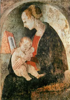 Madona com o Menino — fresco de Raphaël — editor Accademia Raffaello, n° 33451