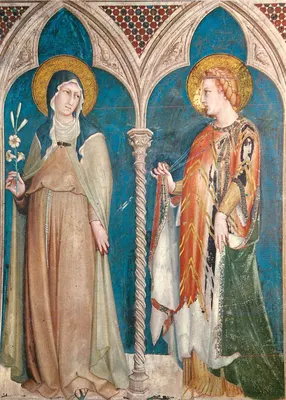 Assis — Basílica de São Francisco (Igreja Inferior) — Santa Clara e Santa Elisabet (S. Martini) — Fratres Minori Conventuali