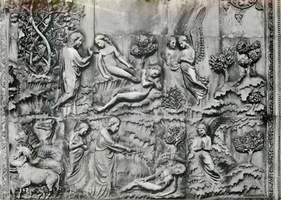 Orvieto (Duomo) — Iddio crea la donna — FOTO-STAMPA ANGELI - TERNI