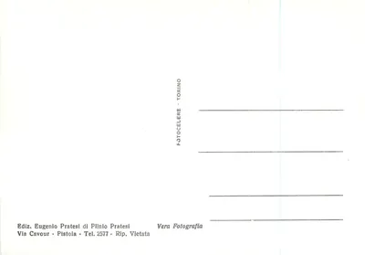 Pistoia - Igreja de S. Giovanni Fuorcivitas — Editor Eugenio Pratesi — Verso