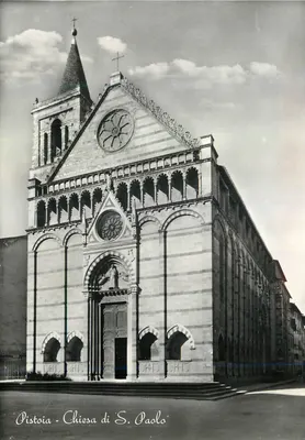 Pistoia - Igreja de S. Paulo — editor Vera Fotografie, Pistoia, 1954