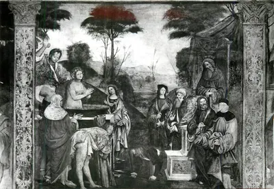 Bologna - S. Giacomo Maggiore — Martírio de Santa Cecília (1504-6) — Ediz. PP. Agostiniani