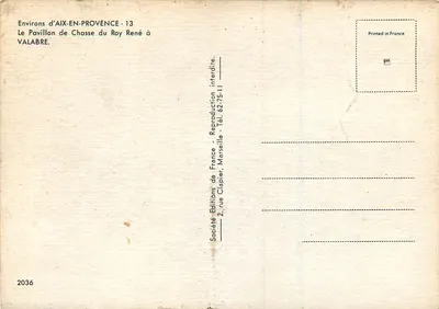Pavillon de Chasse króla René w Valabre — Obrzeża Aix-en-Provence - 13 — Rewers