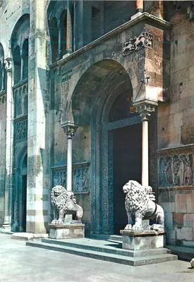 Modena - Porta da Rainha — Duomo - Porta Regina — Editor G. Pini - Modena