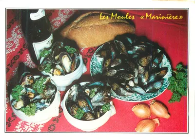 Os Moules «Marinière» — receita — Éditions Dubray, n° D 979