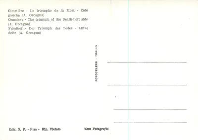 Pisa - Camposanto - Triumf Śmierci - Lewa część (A. Orcagna) — Rewers