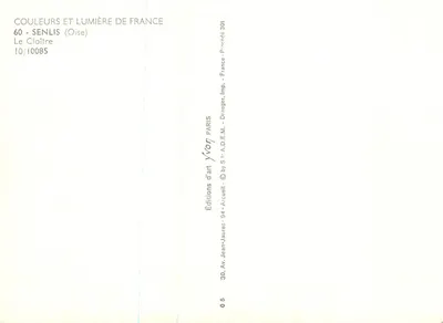 Kloster — Senlis (Oise) — Wydawnictwo Sztuki Yvon — Rewers