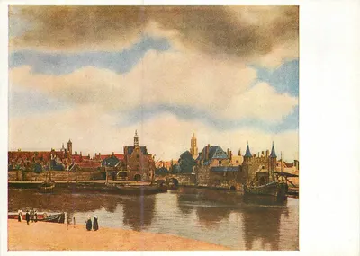 Delft — vista da cidade — Bruckmanns Bildkarte Nr. 233