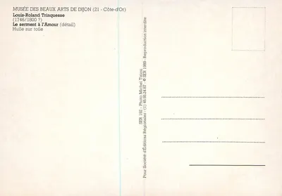 De eed aan de Liefde — detail — SFR 192, Société d'Éditions Régionales — Achterkant