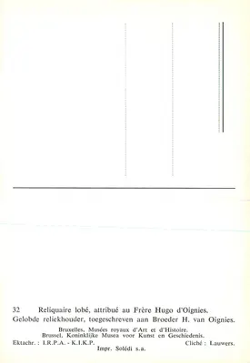 叶状圣物箱 — 归于胡戈·迪昂日兄弟 — Solédi s.a. 印刷 — 背面
