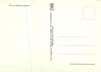 Coup de Jarnac — pojedynek z 1527 — Georges Delcausse — Rewers