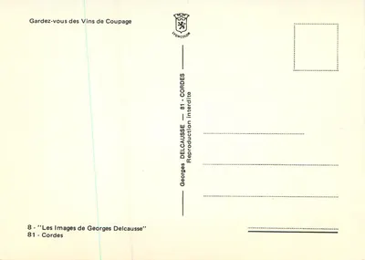 Batalha de Poitiers — 1356 — Georges Delcausse — Verso