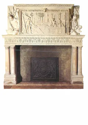 Actéon surpreendendo Diane no banho — Actéon perseguido e devorado por seus cães — Museu Nacional da Renascença, Castelo de Écouen (Val-d'Oise)