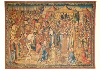 Tentura de David — Após a tomada de Rabba, David é apresentado aos emblemas do soberano derrotado — Éditions des musées nationaux, 1977