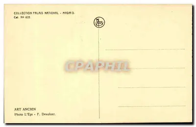सम्मान - चतुराई — पैलेस नेशनल संग्रह, मैड्रिड, कैट. नंबर 622 — पीछे