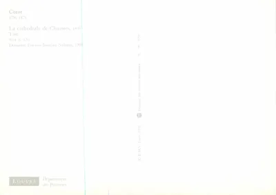 Katedra w Chartres — obraz z 1830 — R.M.N. Paris — Rewers