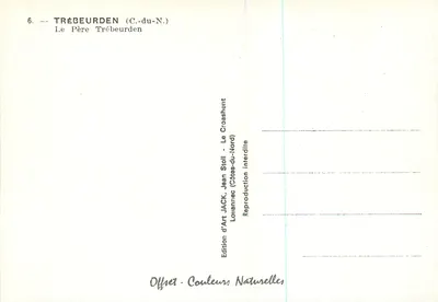 Ojciec Trébeurden — Trébeurden (Côtes-du-Nord) — Wydawnictwo Artystyczne JACK, Jean Stoll, Lannec — Rewers
