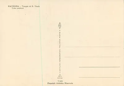 Rzym — Tempel św. Witale — strona północno-wschodnia — Rewers
