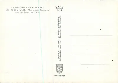 Velha Casa de Madeira Bretã — às margens do Ellé — Edições IRIS JOS — Verso