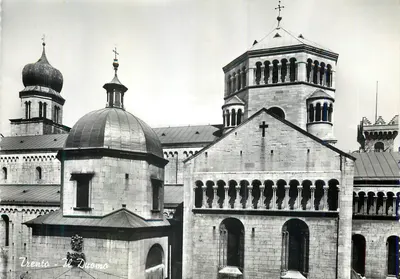 Trento - O Duomo — vista arquitetônica — Edição Orempuller, n° B 1226