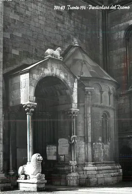 Trento - Particular do Duomo — editor Édizioni Ghedina, Cortina - Riva del Garda