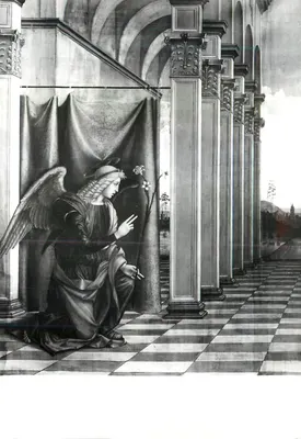 Basílica de S. Petronio — Capela de S. Sebastião — O Anjo Anunciador — Ed. Foto Villani