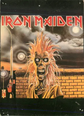 Iron Maiden — capa do álbum — World Pic, PC-167