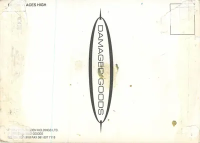 Iron Maiden — Aces High — Damaged Goods Ltd. — Verso
