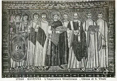 Ravenna - O Imperador Justiniano - Igreja de S. Vitale