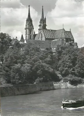 Basel — Catedral — Foto Hans Frey, Basel