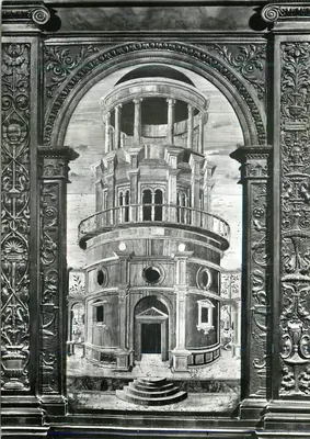 Basílica de S. Petronio — Tarsia de Raphaël de Brescia (1521) — Fototecnica Artigiana, Bologna