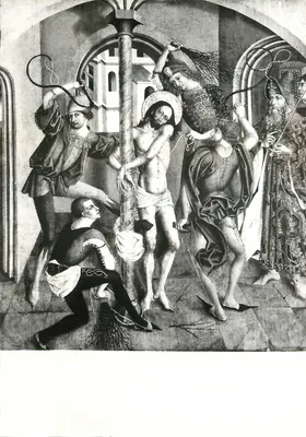 A Flagelação — Escola Alemã (século XV) — Museu de Belas Artes de Marselha