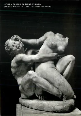 Româ - Grupa Fauny i Nymfy — Muzeum Nuovo del Pal. dei Conservatori — E. Richter, n° 961