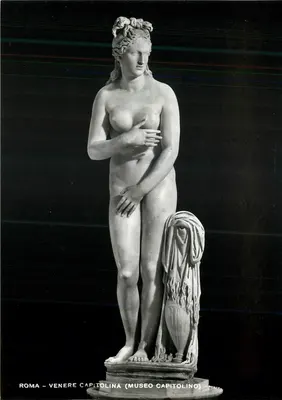 Wenus Capitolina — statua w Muzeum Kapitolanym — E. Richter, Roma, n° 1058