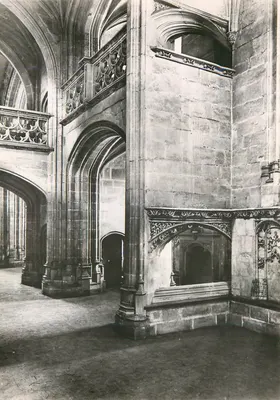 Brou (Ain) — Igreja de Brou (início do século XVI), Oratório de Marguerite d'Autriche — Service Commercial Monuments Historiques, Grand Palais, Paris