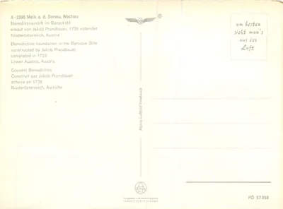 Melk nad Dunajem, Wachau — Benedyktynski klasztor w stylu barokowym — Alpine Luftbild Innsbruck — Rewers