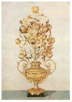 Árvore de rosa dourada — Giuseppe Spagna, 1819 — Viena, Kunsthistorisches Museum