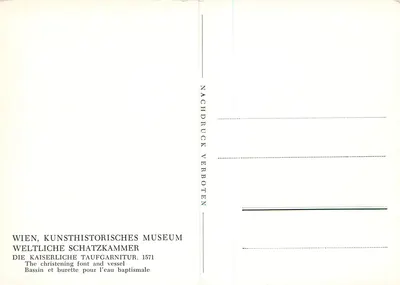 Baptismusbecken und Schale — 1571 — Wien, Kunsthistorisches Museum — Rückseite