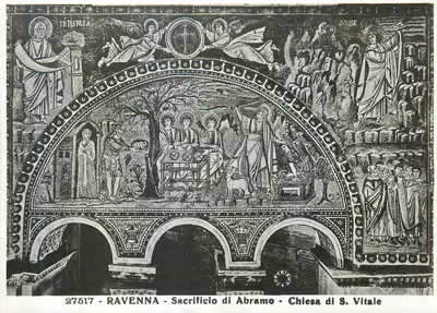 Sacrifício de Abraão — Rávena — Igreja de S. Vitale